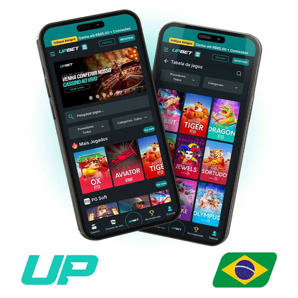 Instale o aplicativo Upbet e aproveite o jogo em seu telefone.