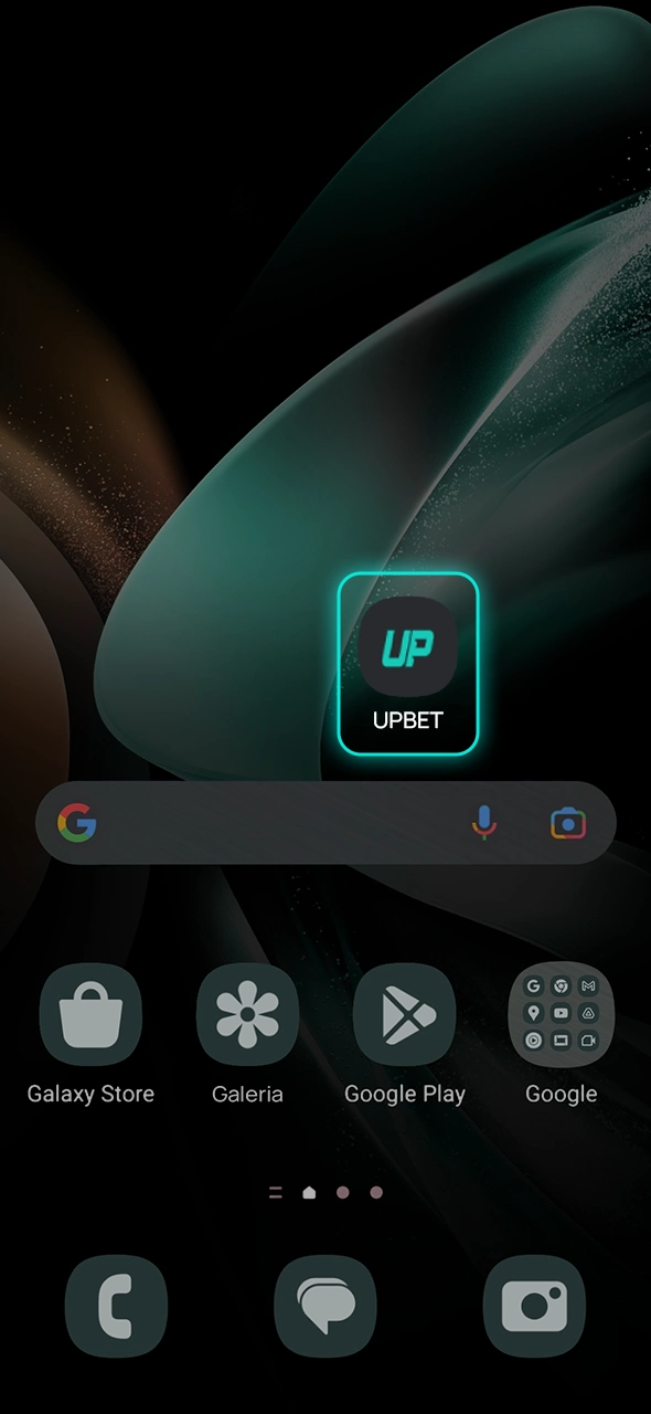 Inicie o aplicativo Upbet e ganhe.