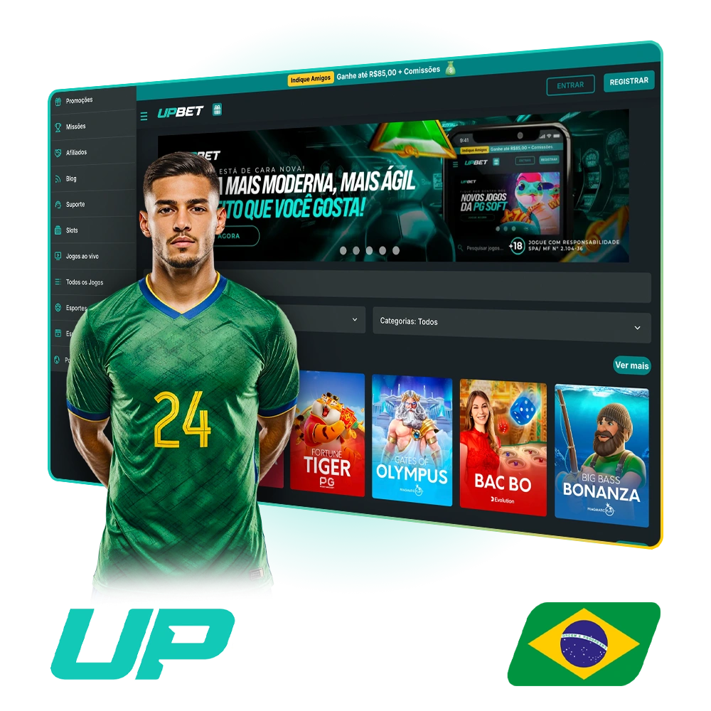 Jogue seus caça-níqueis favoritos no Upbet agora mesmo.