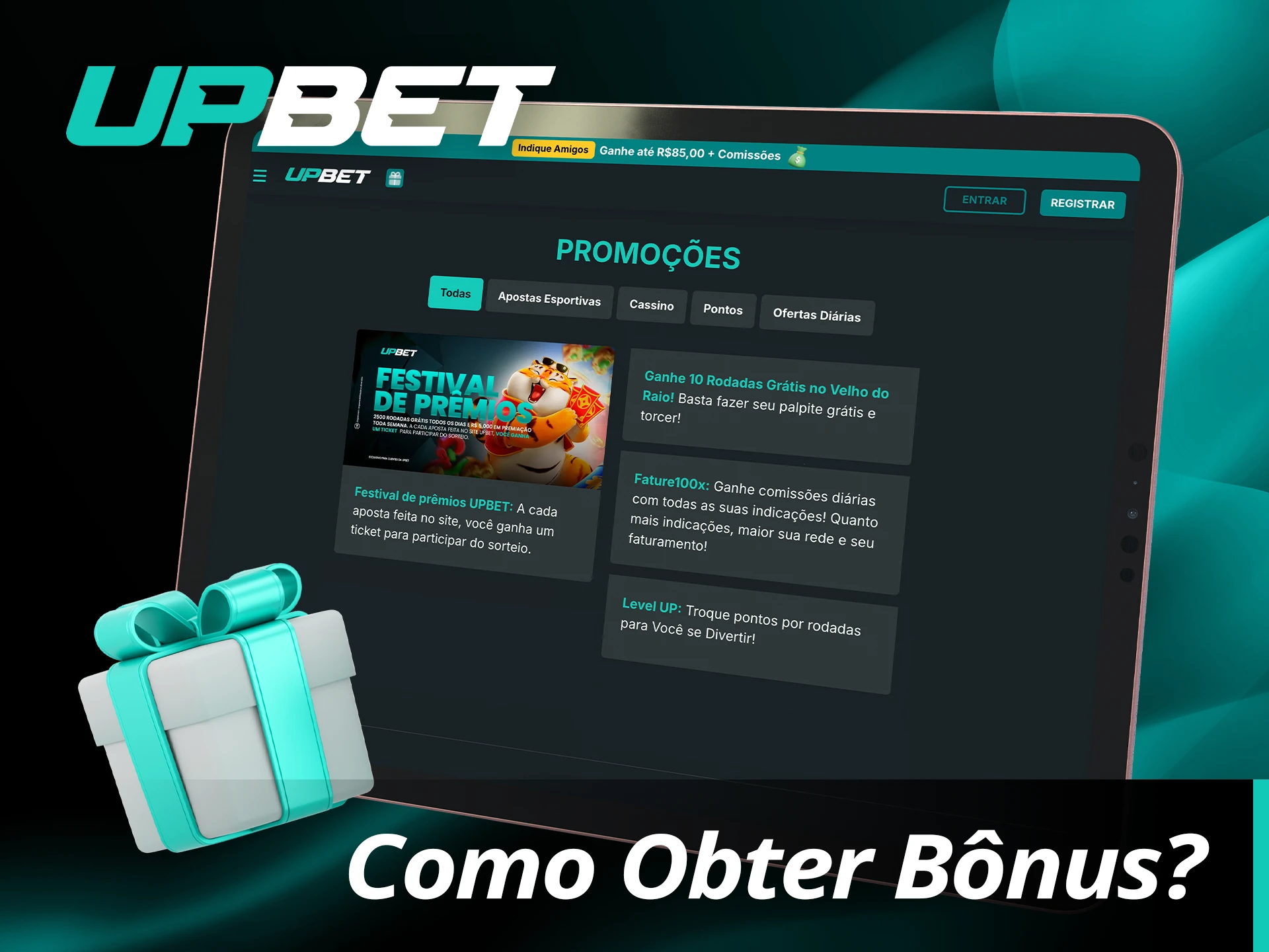 Saiba como receber bônus da UpBet e comece a jogar agora mesmo.