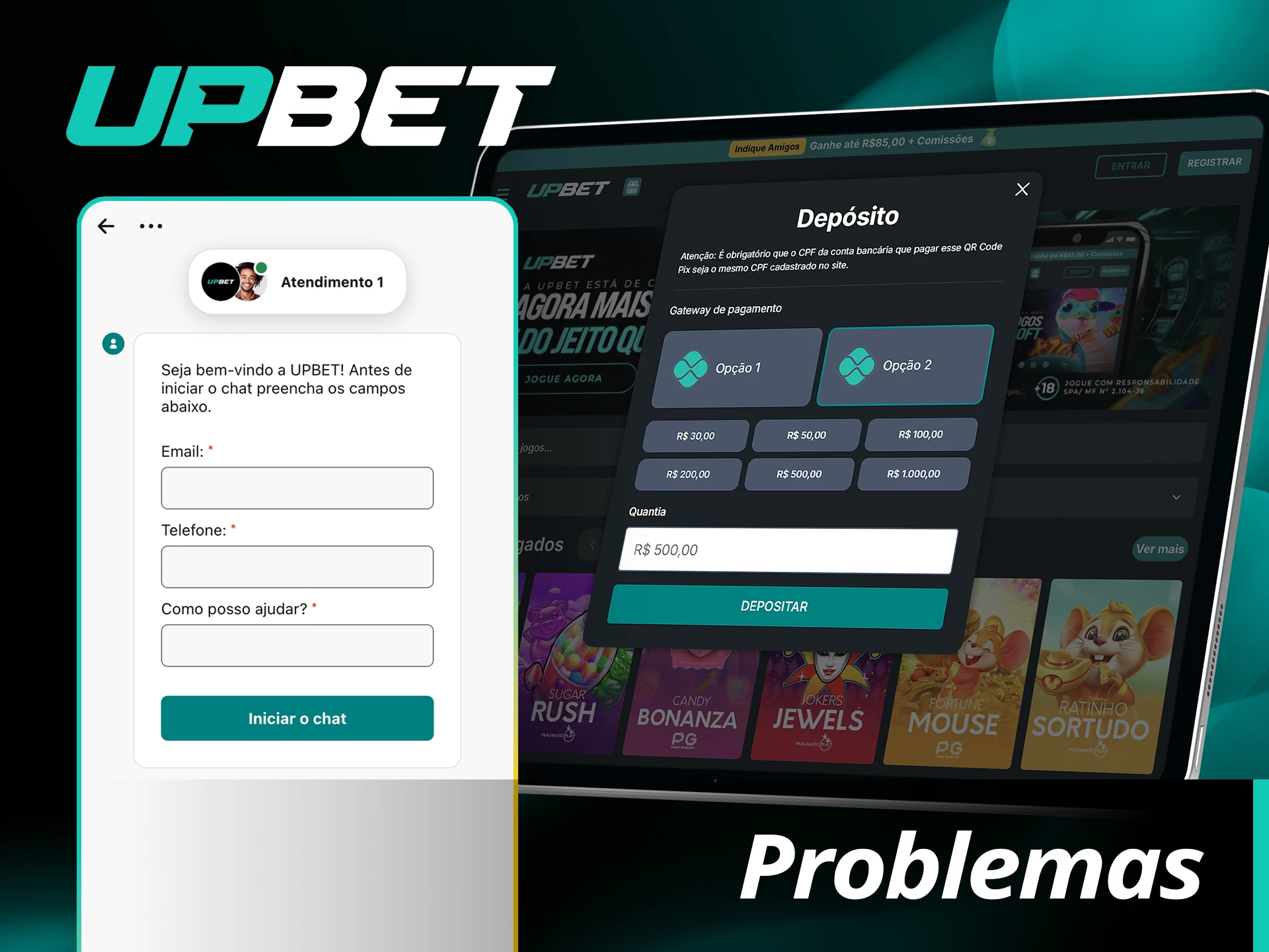 Resolva problemas com pagamentos na UpBet com a ajuda do suporte.