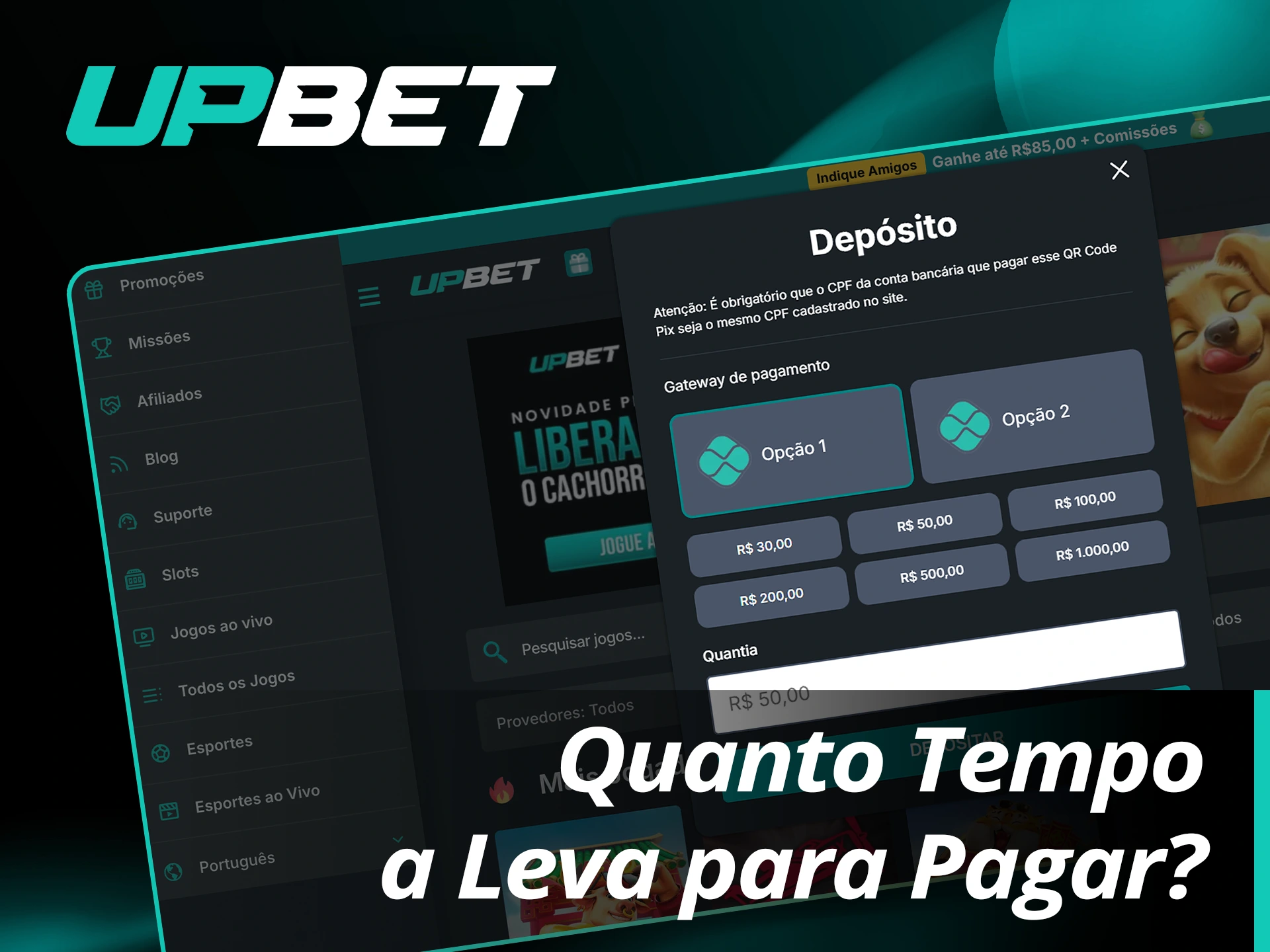 Descubra como a UpBet paga rapidamente os ganhos.